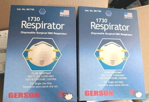 Gerson 1730 N95 Atemschutzmaske & OP-Maske - 40 Masken (2 Boxen) - Made in USA - Bild 1 von 4