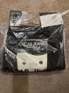 Men's Oscar Jeans Selected Original Style CA999 Denim Black Size 36x30 - Picture 1 of 6