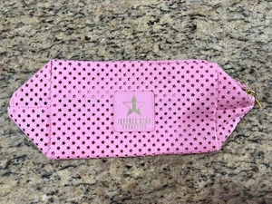 JEFFREE STAR Pink Star Mesh Makeup Bag - Picture 1 of 12