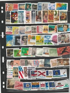 #5993=USA different used large stamps - Picture 1 of 1
