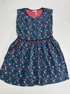 Matilda Jane Blue Floral Friends Forever Fern Dress Youth Girls Size 14 - Picture 1 of 3