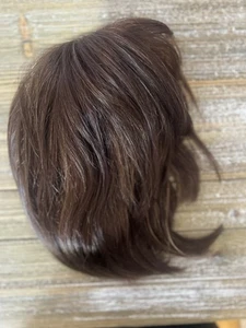 Tony Of Beverly Wig Short Bob With Bangs Brown Modacrylic Fiber - Picture 1 of 10