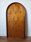 Vintage Wooden Bagatelle Pinball Reno Pin Series Tabletop Game Made In England.
