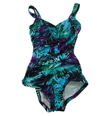 Azul Tropical Minimizer Body Shaper Bañador Talla 12 Foto 1 de 4