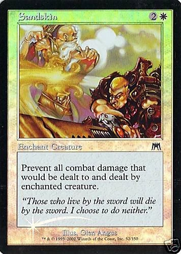 MTG - Onslaught - Sandskin - 2X - Foil - NM - Image 1 of 1