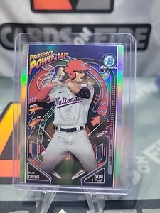 Dylan Crews 2024 1. Bowman Chrom #PP-10 Prospect Power Up Refractor Nationals - Bild 1 von 2