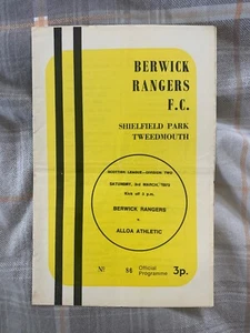 Berwick Rangers v Alloa Athletic 1973 - Picture 1 of 1