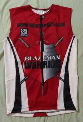 DeSoto Triathlon top Blazeman Foundation Ironman Size Small Running 70.3 140.6  - Image 1 of 4