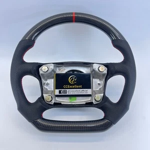Carbon Fiber Steering Wheel Fit For Porsche Carrera Boxster 993 996 1997-2004 - Picture 1 of 10
