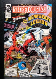 COMICS: DC: Secret Origins #49 (1990), Newsboy Legion/Silent Knight/Bouncing Boy - Picture 1 of 1