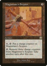 Magistrate's Scepter Mercadian Masques HEAVILY PLD Artifact Rare CARD ABUGames
