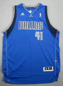 ADIDAS Dallas Mavericks Dirk Nowitski 2011 STITCHED NBA Jersey Men’s XL - Picture 1 of 8