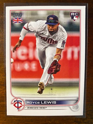 2022 Topps UK Edition Royce Lewis #137 RC Rookie Minnesota Twins - Image 1 of 2