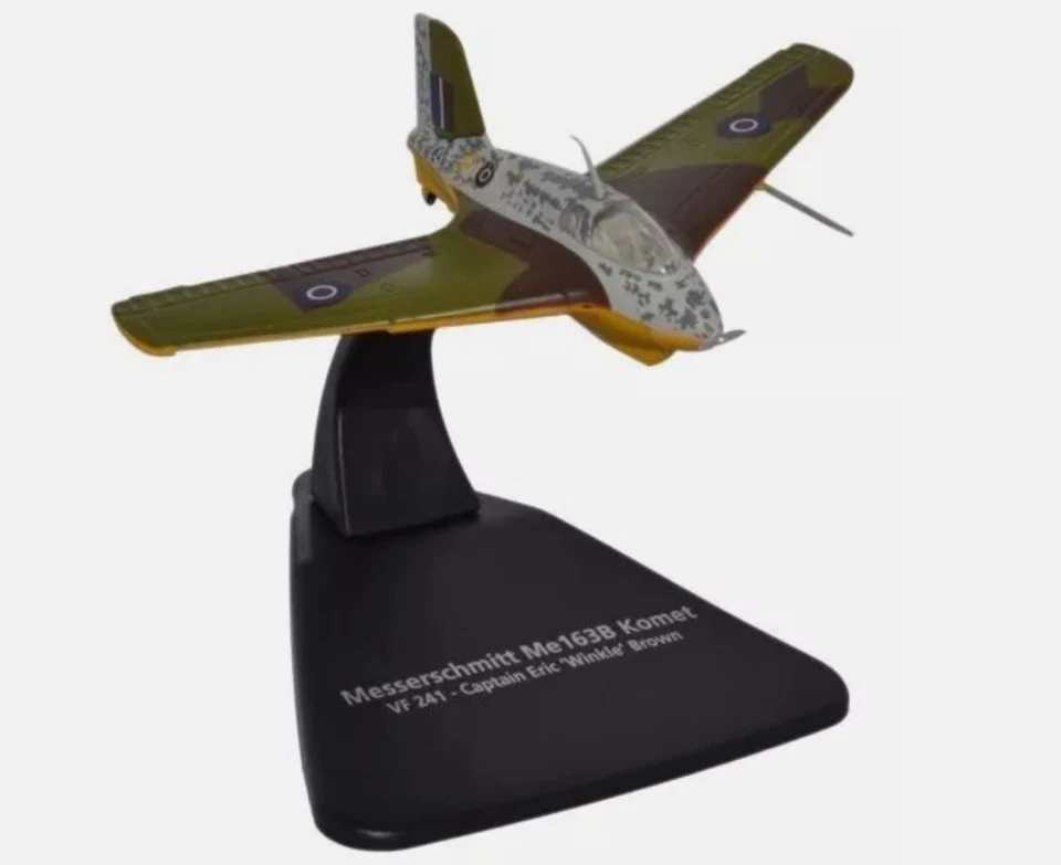 OXFORD DIECAST - MESSERSCHMITT Me163B Komet - VF 241 - Captain Eric Winkle Br... - Image 1 of 1