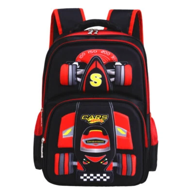 Three Dimensional Car Boys Primary School Trolley School Bag - Image 1 of 2
