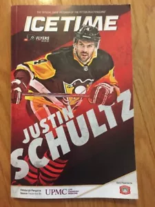 Pittsburgh Penguins v Philadelphia Flyers Program (3-25-18) Justin Schultz cover - Picture 1 of 2