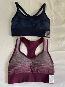 2 Member’s Mark Seamless Sports Bras Sz Small NWT - Picture 1 of 4