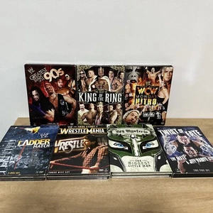 Wrestling DVD Lot 7 WCW WWE 3 Disc Sets 90s Nitro Wrestle Mania 2007-2011 - Picture 1 of 5