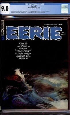 Eerie #7 1967 CGC 9.0 VF/NM White High Definition Scans** - Image 1 of 2