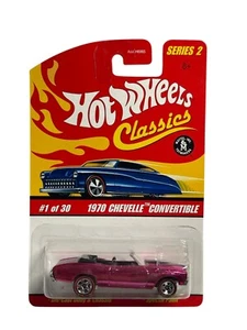 2005 HOT WHEELS CLASSICS Series 2 Mattel 1/30 1970 CHEVELLE CONVERTIBLE Diecast - Picture 1 of 3
