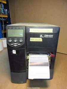 ZEBRA ZM400-200E-0100T Network USB 300DPI Thermal Label Printer - 4,228,960 INCH - Afbeelding 1 van 6