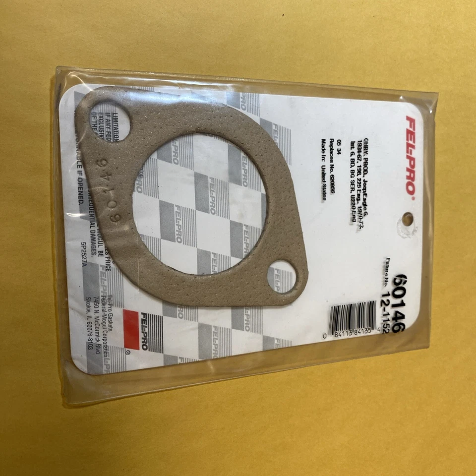 🇺🇸Junta de brida de tubo de escape Fel-Pro 60146 54 WILLYS etc ENVÍO GRATUITO🇺🇸* Foto 1 de 4
