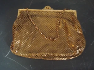 Vintage Gold Metal Mesh Handbag - Picture 1 of 4