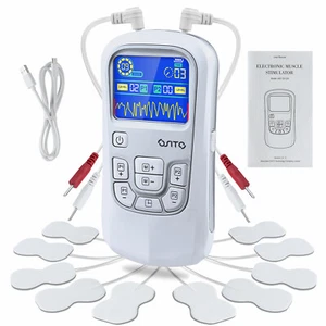 Masajeador muscular pulso estimulación eléctrica decenas unidades máquina terapia alivio del dolor - Imagen 1 de 11