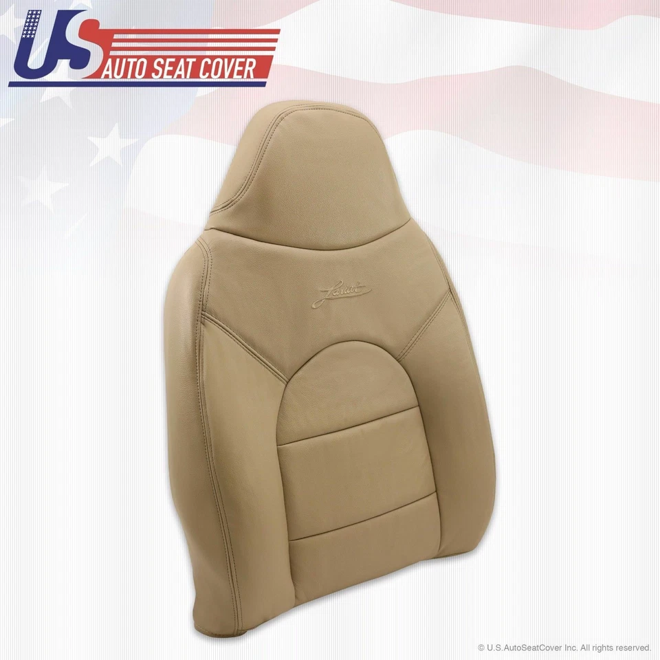 Ford F350 Lariat 1999 pasajero inclinado trasero repuesto cubierta de cuero bronceado pradera Foto 1 de 4