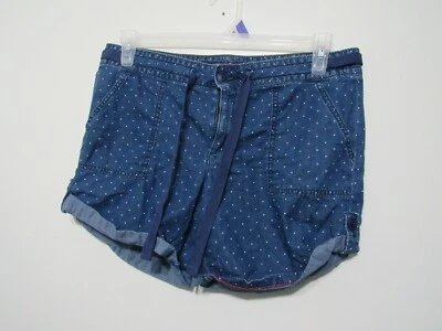 Tommy Hilfiger Jean шорты размер 8 синий горошек кнопка молнии шнурок  - Изображение 1 из 4