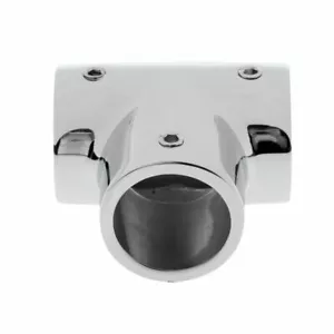 ISURE MARINE Rail 7/8" 90 Degree Rail Fitting Stainless Steel Tee - Picture 1 of 3