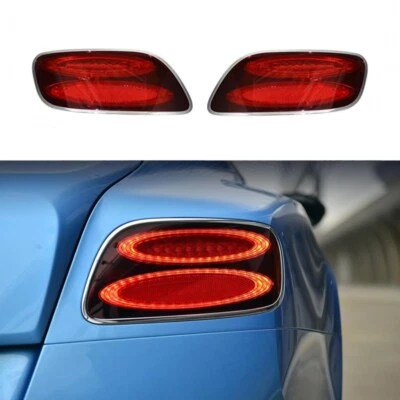 Par de luces traseras negras para lámpara trasera Bentley Continental GT 2012-2017 Foto 1 de 4