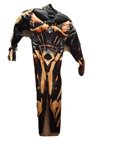 Transformers Bumblebee Muscle Chest Jumpsuit Halloween Costume Boys Kids M/7-8 - Picture 1 of 7