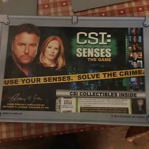 CSI:Crime Scene Investigation Senses The Board Game Box, cards are still sealed - Picture 1 of 4