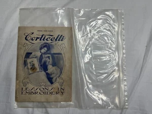 Corticelli Lessons In Embroidery: Copyright 1904 RARE First Edition - Picture 1 of 6