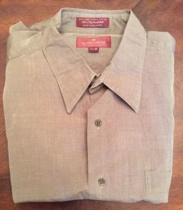 Nordstrom Relaxed Classic Long Sleeve Mens Dress Shirt 17 1/2" RecyclesClothes - Picture 1 of 12