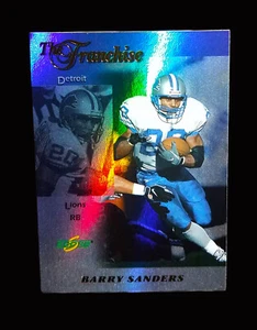 BARRY SANDERS SCORE FRANCHISE FOIL INSERT LIONS HOF - Picture 1 of 2