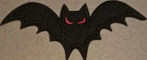 Murciélago bordado hierro en parche - Imagen 1 de 2