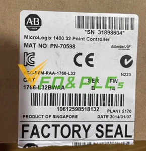 New AB 1766-L32AWAA MicroLogix1400 32 Point Controller 1766L32AWAA - Picture 1 of 1