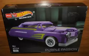 Mega Hot Wheels Set Costruzioni PURPLE PASSION Set Mattel 2021 - Foto 1 di 5