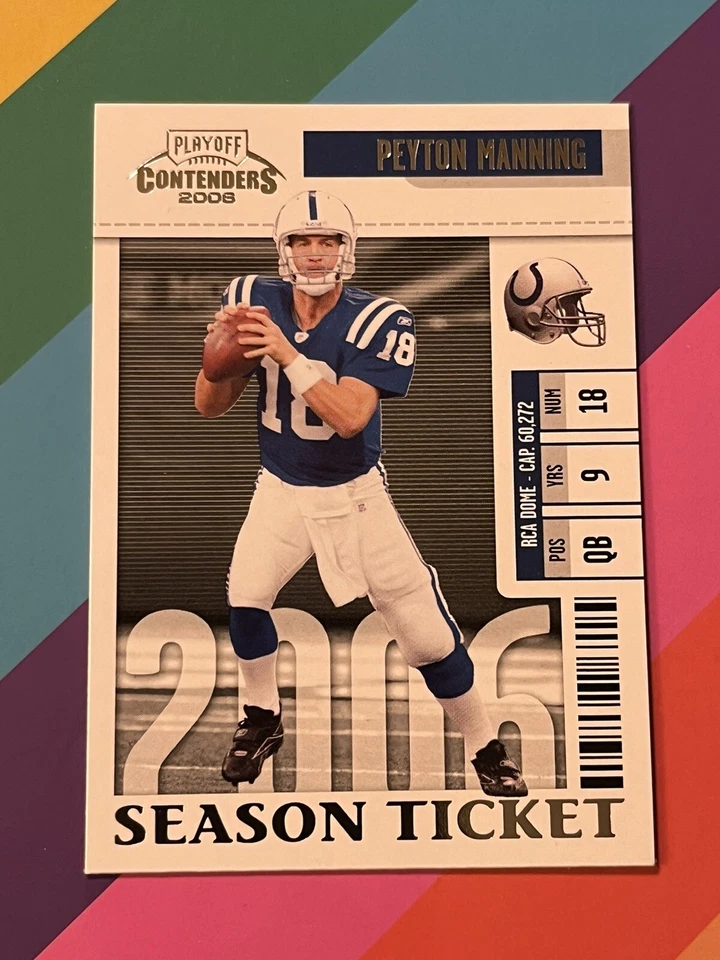 2006 Donruss Playoff Contenders Season Ticket Peyton Manning #43 QTY - Image 1 of 2