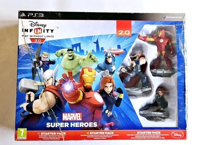 PS3 Disney Infinity 2.0 Marvel Superheroes Starter Pack PlayStation 3 RRP £73.77 - Image 1 of 4