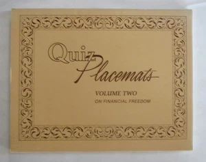 Quiz Placemats Volume Two On Financial Freedom - Picture 1 of 7