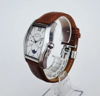 男士瑞士复古 2005 MULTIFUNCTION MOONPHASE 手表 WITTNAUER 12C00 — 第 1/4 张图片