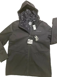 NUEVO CON ETIQUETAS Caterpillar CAT Mujer H2O Resistente al Agua Chaqueta con Capucha Ropa de Trabajo Jennifer L - Imagen 1 de 19