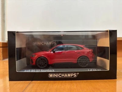 Modellino auto Minichamps 1/18 Audi RS Q3 Sportback rosso pressofuso - Immagine 1 di 4