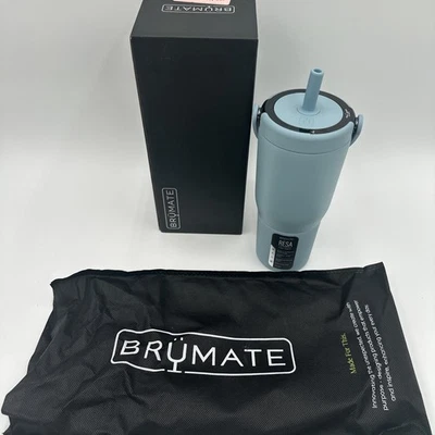 Copo de metal Brumate Resa 35 oz com palha, tampa de bloqueio, cor névoa - Imagem 1 de 4