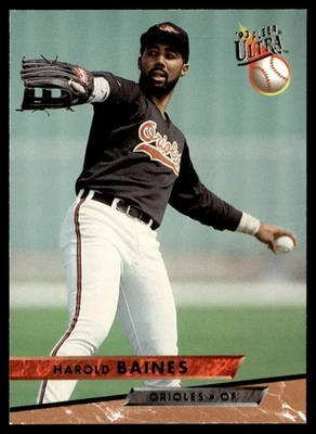 1993 Ultra Harold Baines Baltimore Orioles #492 - Image 1 of 2