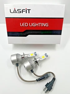 LASFIT 60W H7 LED 7,600LM 6,000K LED Headlight Bulbs (1 Set) - Picture 1 of 2
