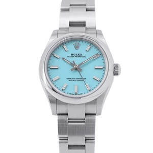 ROLEX Oyster Perpetual 31 31mm Stainless Steel Turquise Blue Dial 277200 - Picture 1 of 13